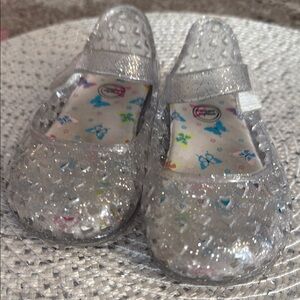 Sparkly Silver Kids Shoes